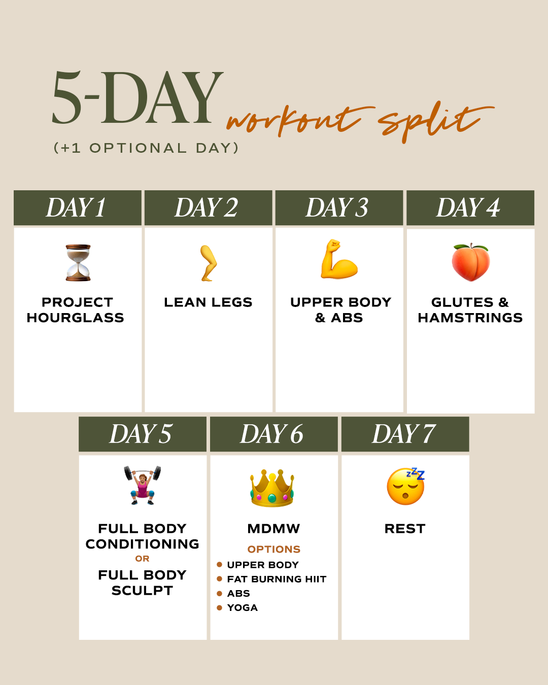 Full body split workout program hotsell