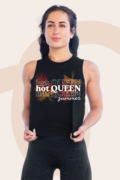 Hot Queen Summer Racer Back Tank