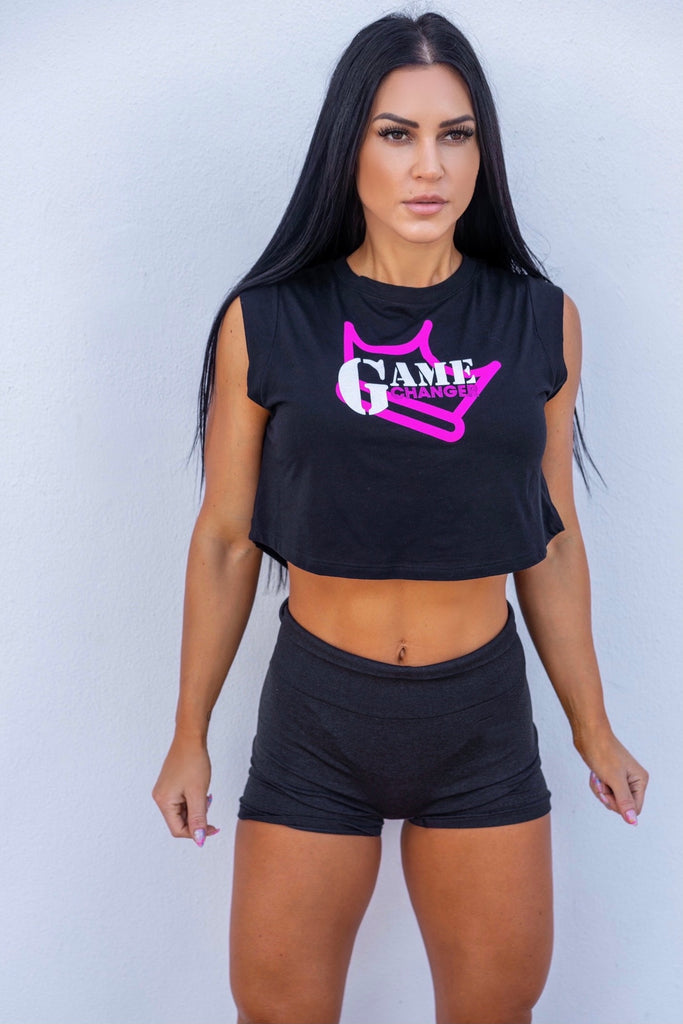 GAME CHANGER FESTIVAL CROPPED TANK