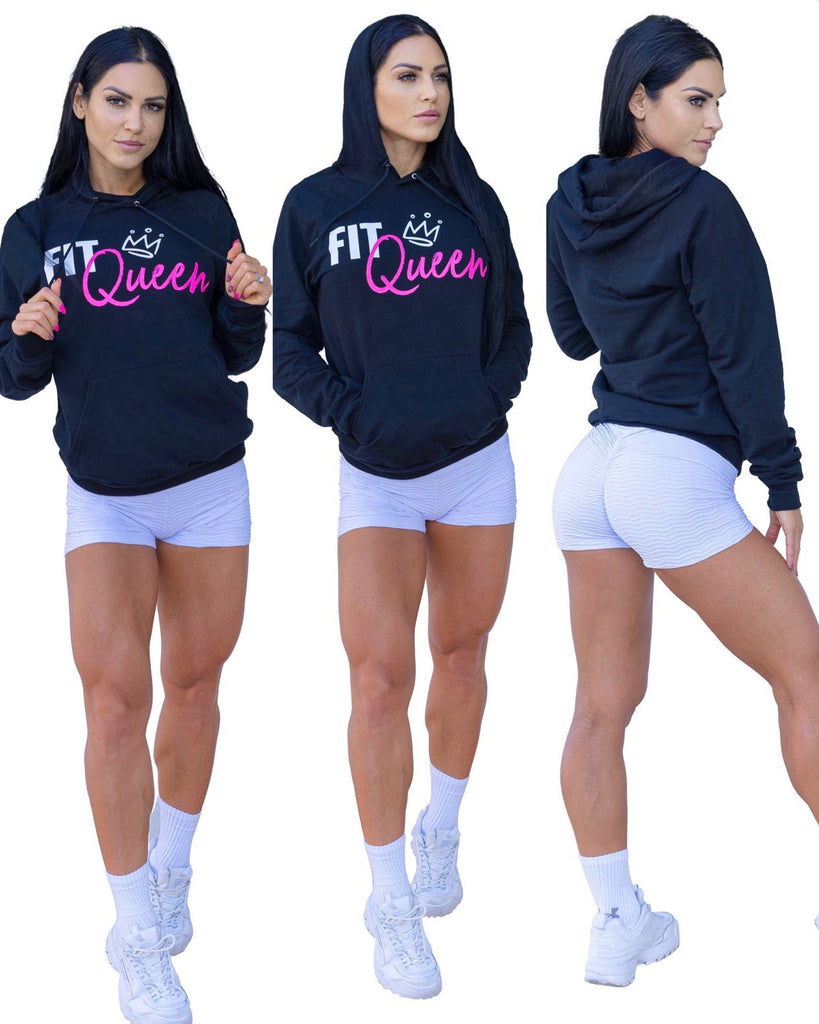 FitQueen American Apparel Fleece Pullover Hooded Sweatshirt!!