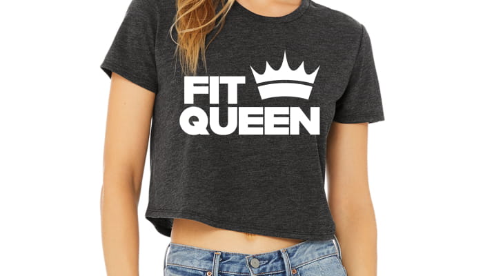 FitQueen Crop T-Shirt