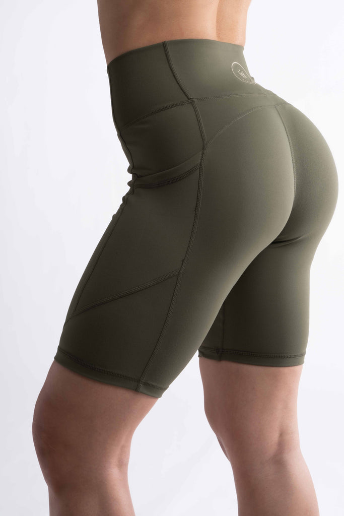 FitQueen Bike Shorts with Pockets